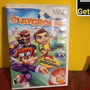 Wii Playground (Nintendo Wii, 2007) CIB With Manual Complete In Box#bz#